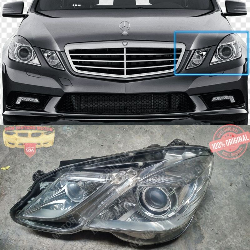 Headlamp mercedes E Class W212 2010 2013 original kiri