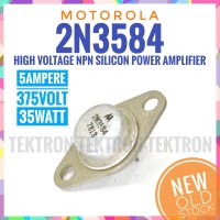 Motorola 2N3584 NPN 5A 375V 35W new old stock asli original
