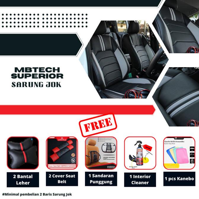 COVER / SARUNG JOK MOBIL TOYOTA AVANZA MBTECH ( BAHAN NEW SUPERIOR )