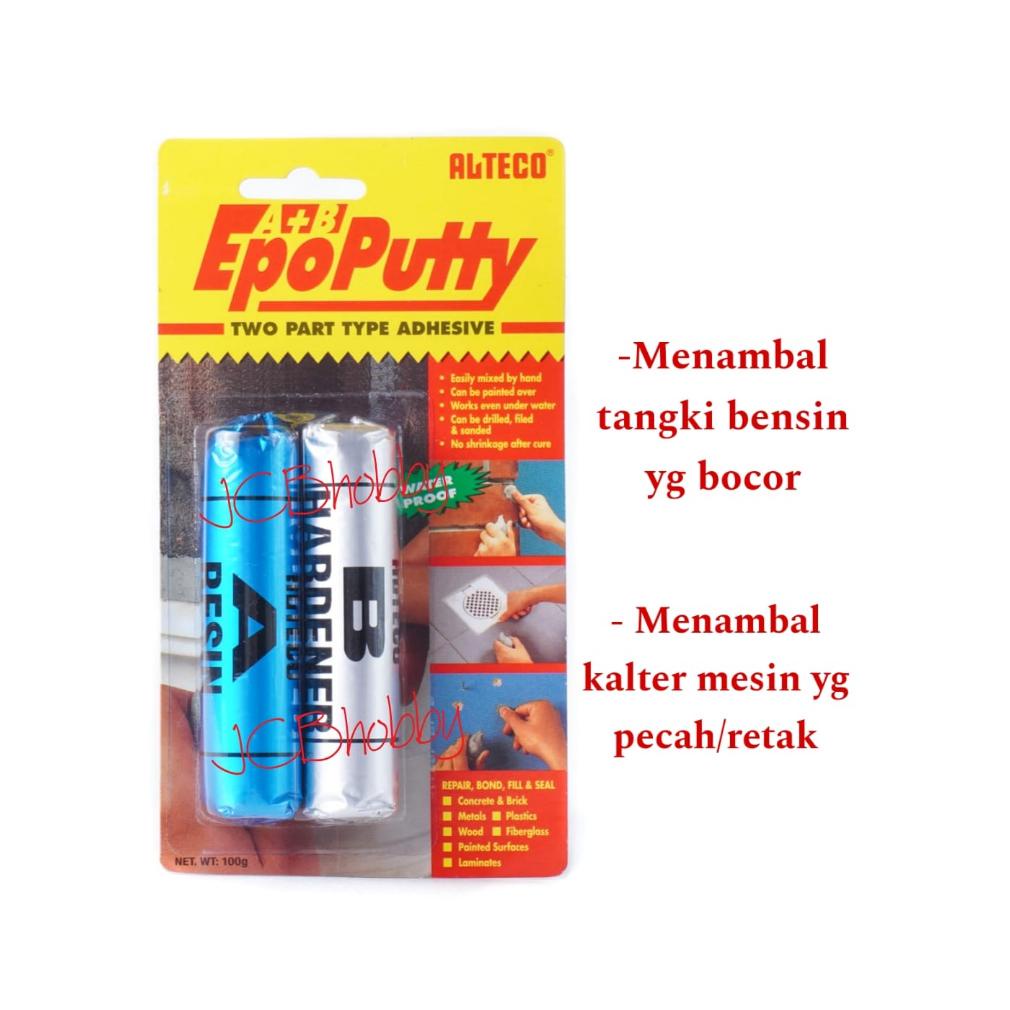 

Best! Lem Epo Putty ALTECO PORTING 100 g BELI DUA BELAS BIJI BONUS SATU BIJI LEM BESI ..