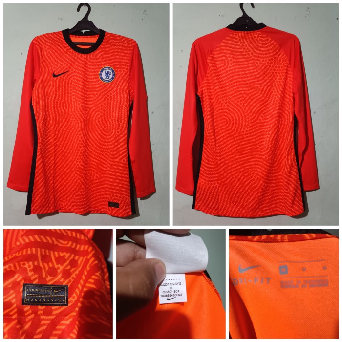 ✅Baru Jersey Original Gk Chelsea Ls 2020/21 Player Issue Berkualitas