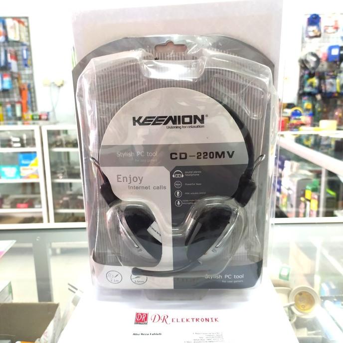Headset Mic Komputer / PC merk Advance MH-034 dre3 Kualitas Baik