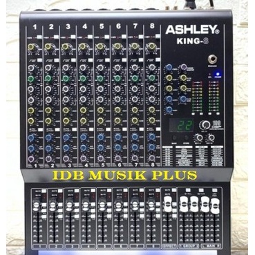 MIXER 8 CHANNEL ASHLEY KING8 KING 8 ORIGINAL ASHLEY