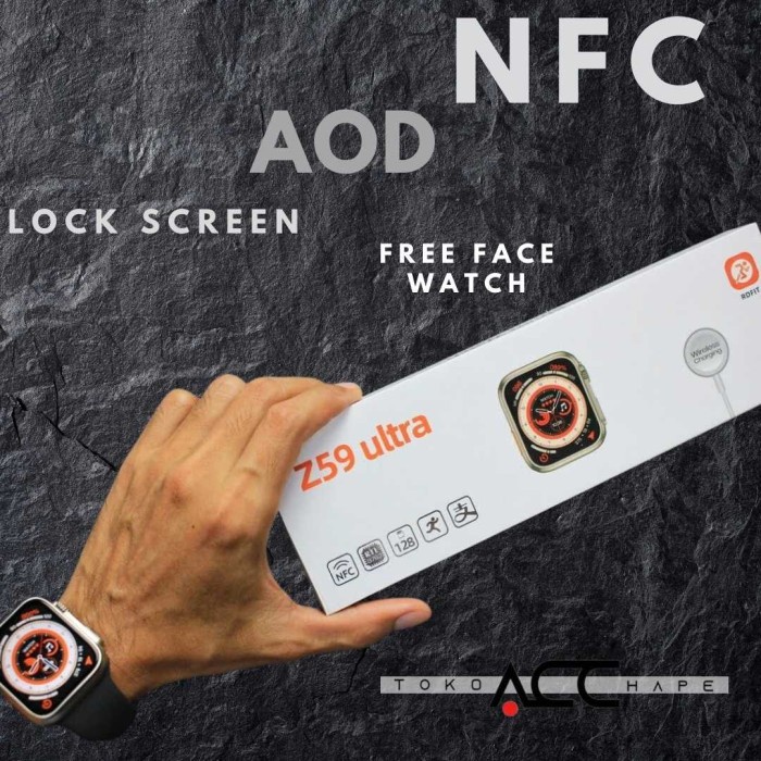 SMARTWATCH Z59 ULTRA/Z69 ULTRA SUPPORT NFC