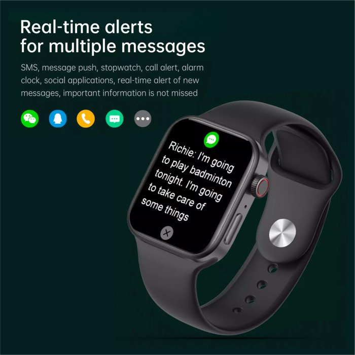 NEW SNIPER SMARTWATCH SW8 PRO SERIES SUPPORT WIRELESS CHARGING ORIGINAL TERBARU