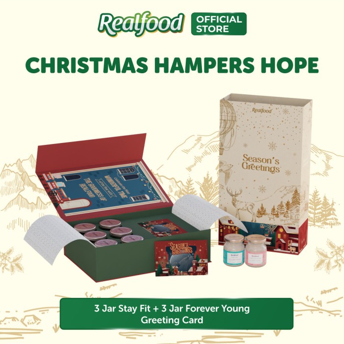 FA945 Realfood Christmas Hampers Hope OBRAL