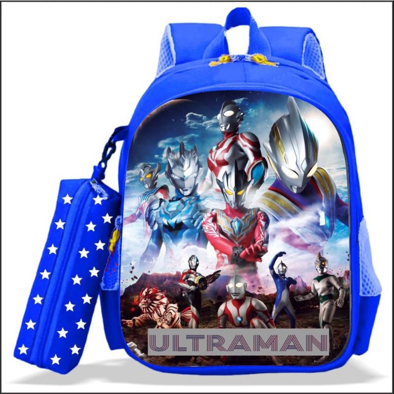 tas anak karakter Ultraman / tas anak laki laki / tas anak sekolah SD/tk