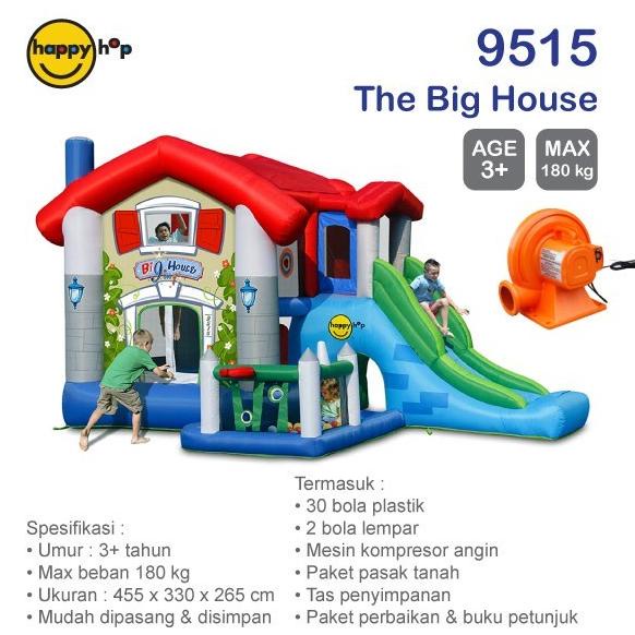 Happy Hop Balon The Big House Perosotan Playground Mainan Rumah Anak