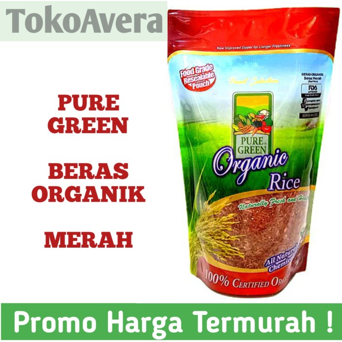 

Pure Merah Organik, Organic Red Rice Baik Untuk Kesehatan
