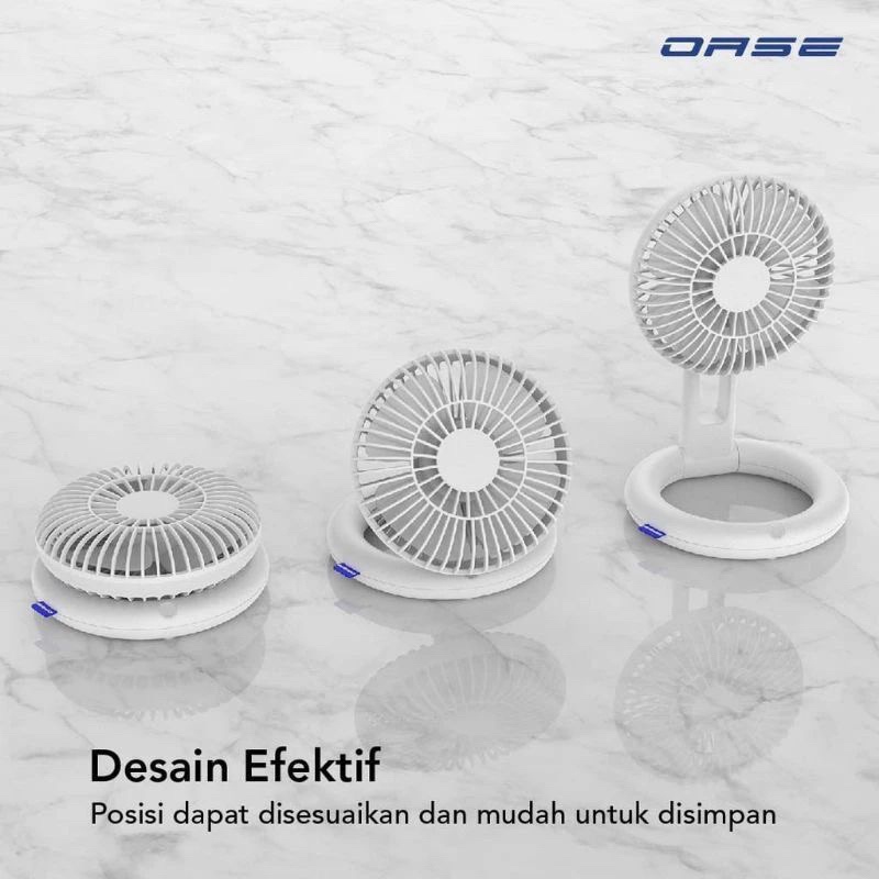 Olike X Oase Kipas Angin Lipat Portable Multifungsi 3 In 1 Ni Fan 3 Speed Il-F1 - Garansi 1 Tahun