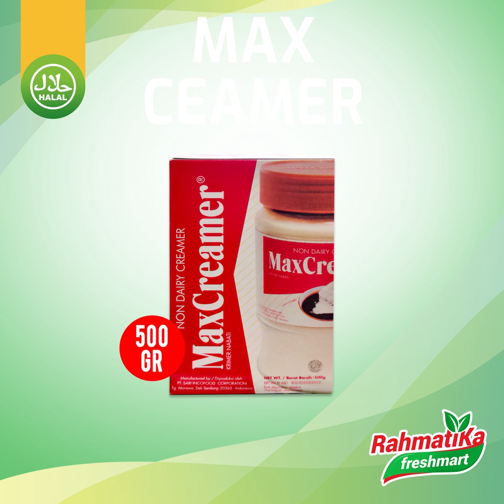 

Max Creamer / Krimer Nabati Non Dairy 500 Gram