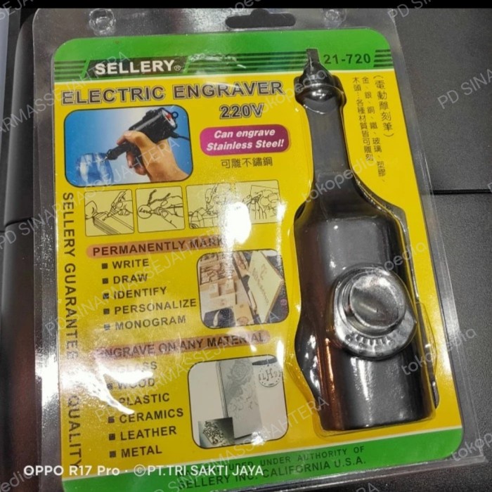 

Terbaru Alat Grafir Ukir / Electric Engraver Sellery 21-720 Promo Terlaris