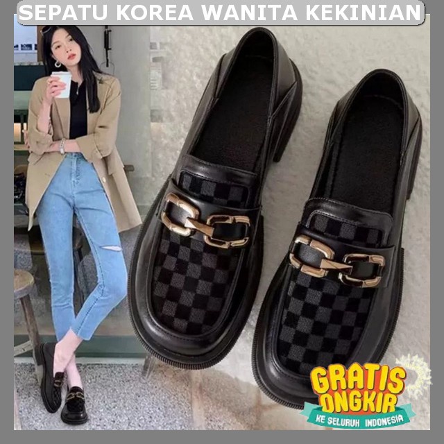 Sepati Cwek Spatu Remaja Dokmrak Korean Docmart Wanita Korean Style Separu Dockmark Cewe Kekinian Sp