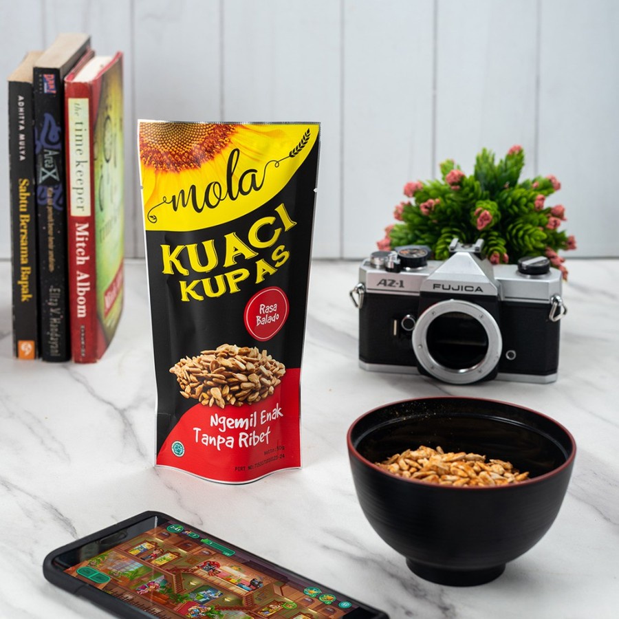 

Paket 4 Pcs Mola Kuaci Kupas Panggang Bebas Pilih Rasa