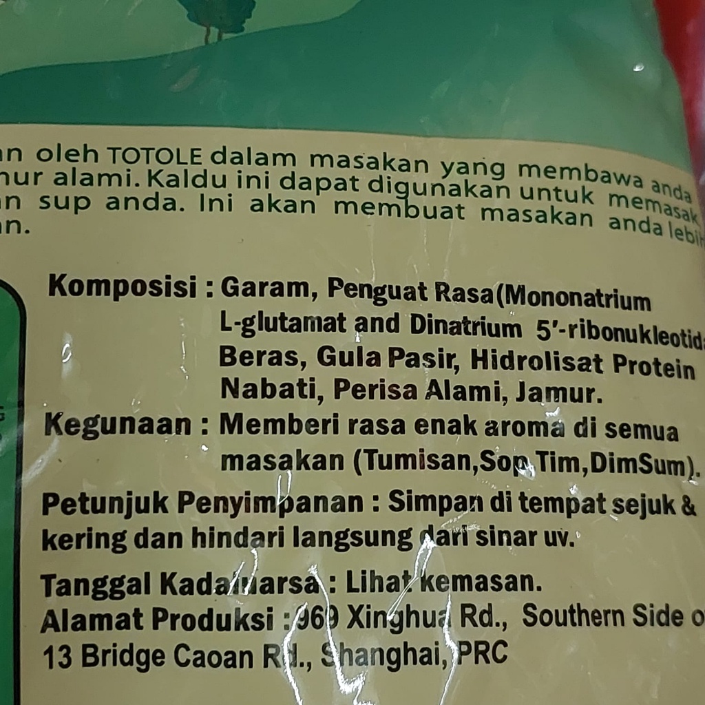 

Totole Kaldu Rasa Jamur 400 Gram