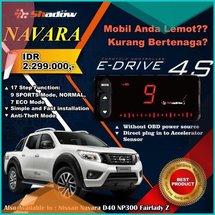 Aksesoris Piggyback ECU SHADOW ADVANCE 4S Navara D40 NP300 Fairlady Z