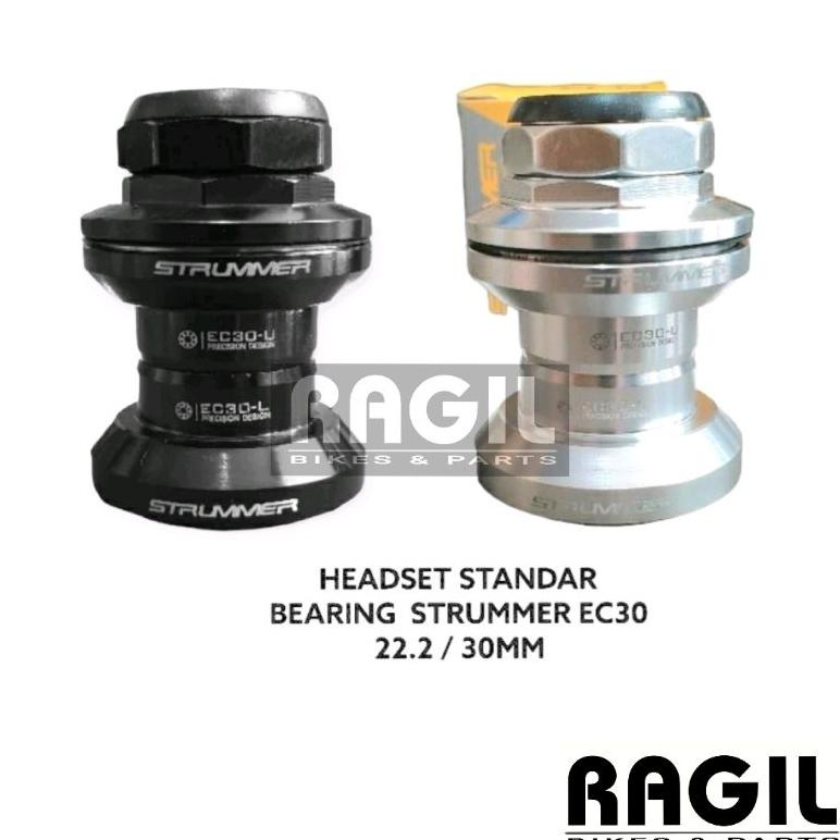 Diskon Besar Headset Sepeda Strummer Bearing Ec30 Standar 22.2 Kom Fork Chrome Krom Sepeda Bmx Seli 
