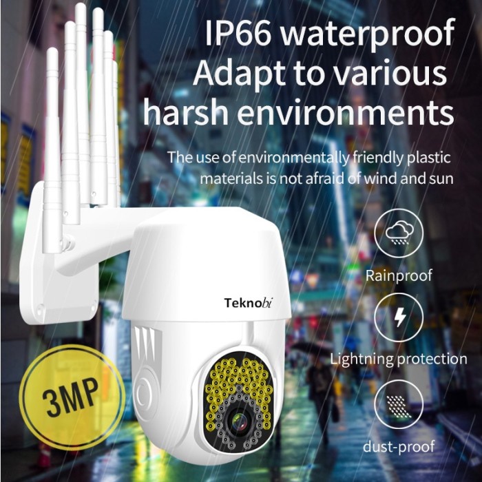 Terlaris Cctv Ip Camera Wifi Ptz Teknobi Auto Tracking Mengikuti Gerakan Cloud
