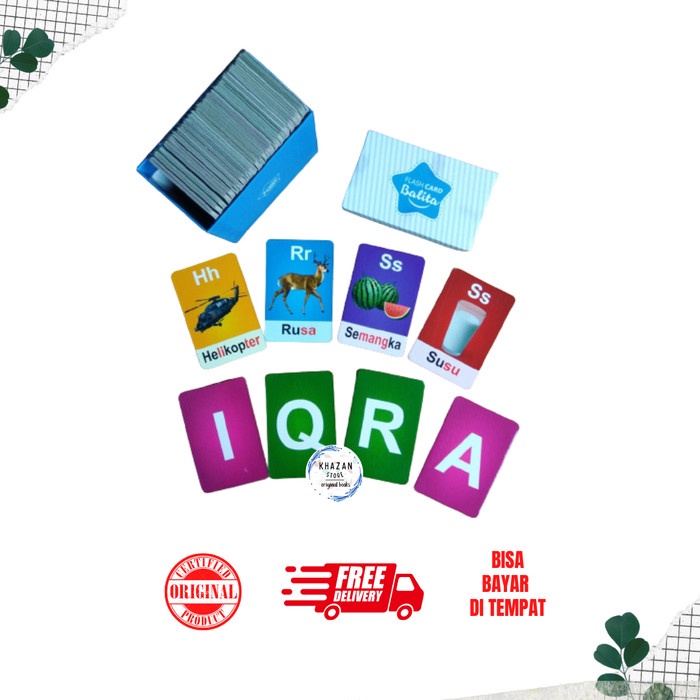 

[SALE MURAH] Flash Card Balita ALFABET & Flash Card Balita HIJAIYAH CUCI GUDANG