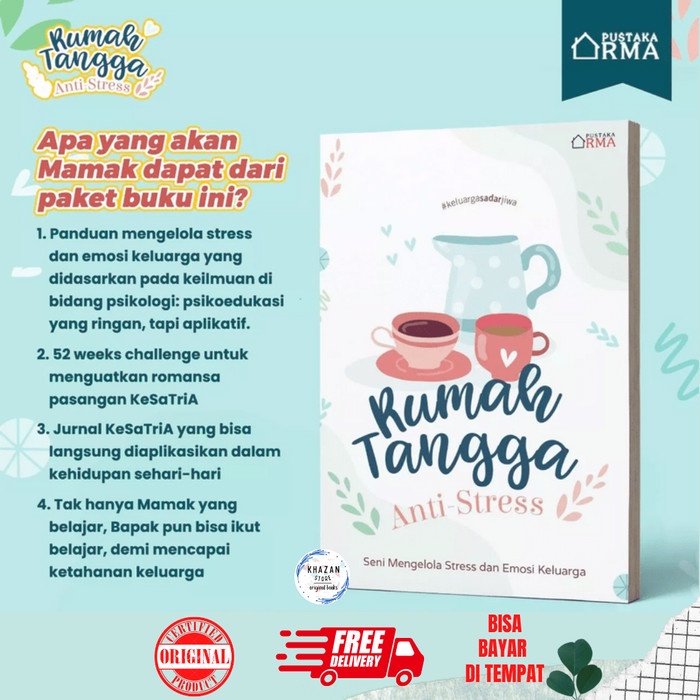 

[SALE MURAH] Buku Rumah Tangga Anti Stress dari Pustaka RMA FREE ONGKIR