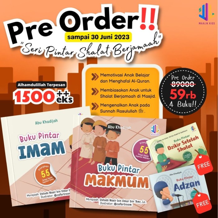 

[SALE MURAH] SERI PINTAR SHALAT BERJAMAAH BERMUTU