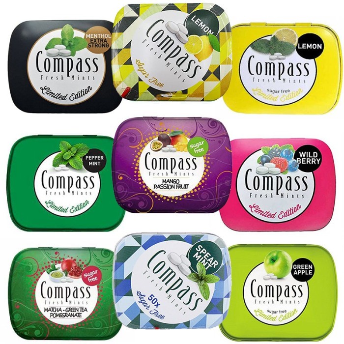 

$$$$] Compass Fresh Mints 14gr (Kaleng)