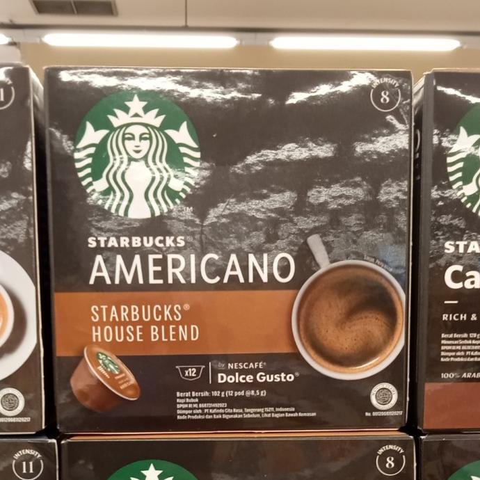 

~~~~~] STARBUCKS NESCAFE DOLCE GUSTO AMERICANO HOUSE BLEND 12 POD