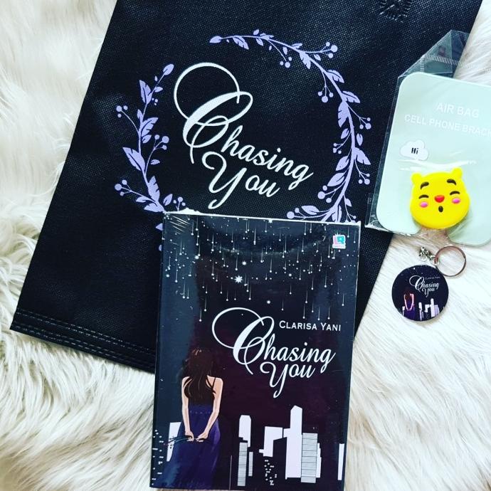 Novel Chasing You - Clarisa Yani (Totebag + Popsocket + Bookmark)