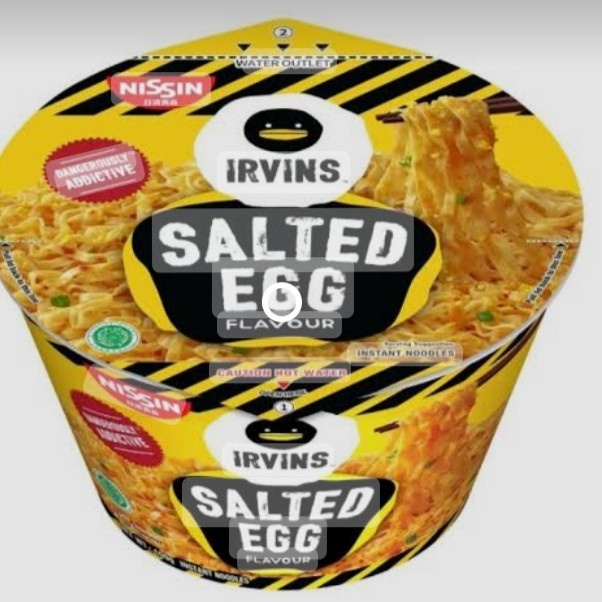 

Nissin X Irvins Salted Egg Instant Noodle Bowl