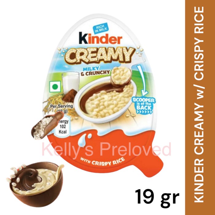 

Kinder Creamy 19 Gr Milky & Crunchy With Crispy Rice