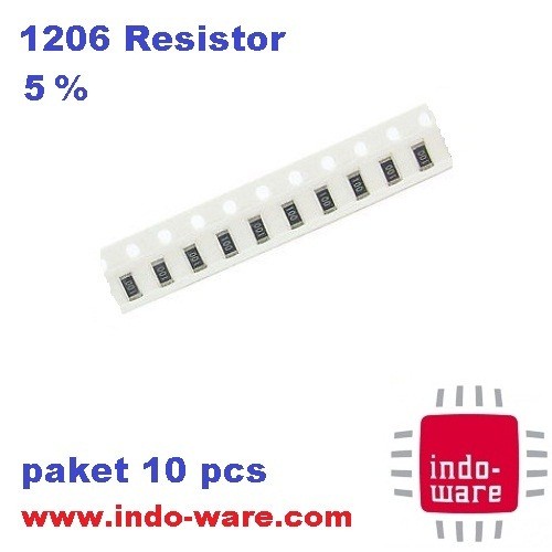 10 pcs R Resistor 820 ohm smd 1206 820R 5%