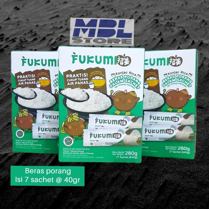 

Fukumi Porang Dalam Sachet 280Grm