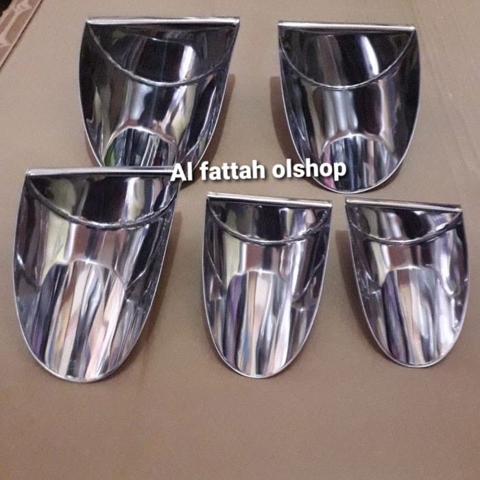 

Serokan/Sodokan /Terigu/Gula Pasir 1Set Isi 5Pcs Stainless Steel