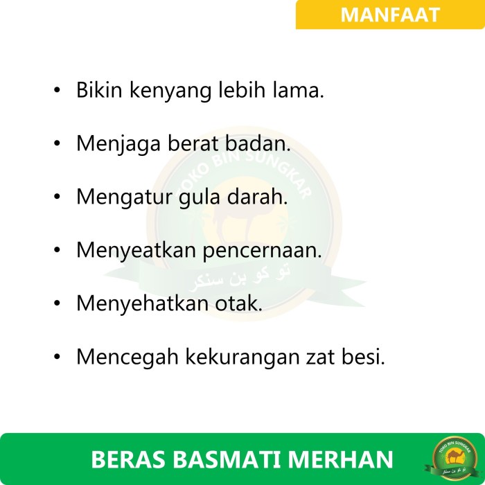 

Basmati Instan Merhan Bumbu Instan Kebuli Briyani 500Gr