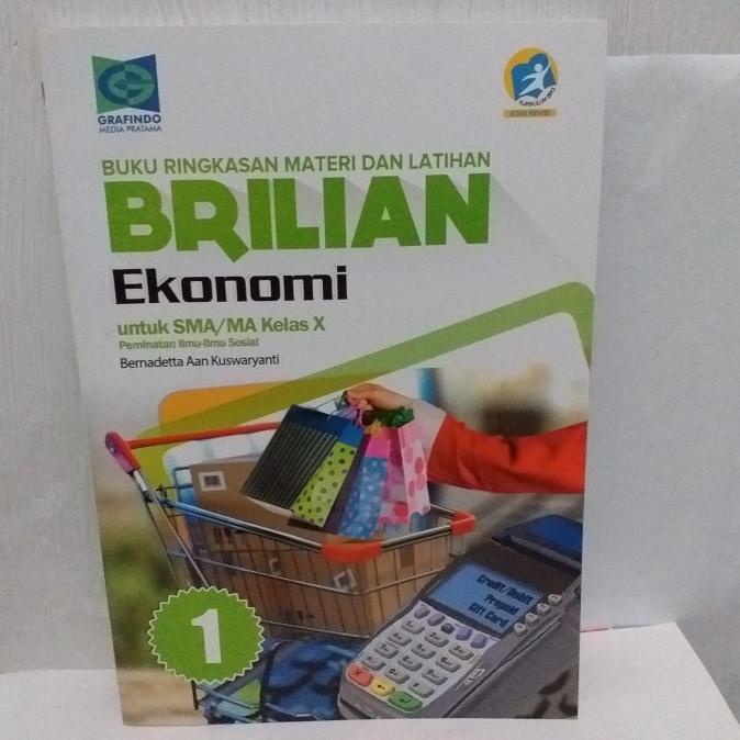 Buku BRILIAN Ekonomi kelas 10 SMA K13 Grafindo