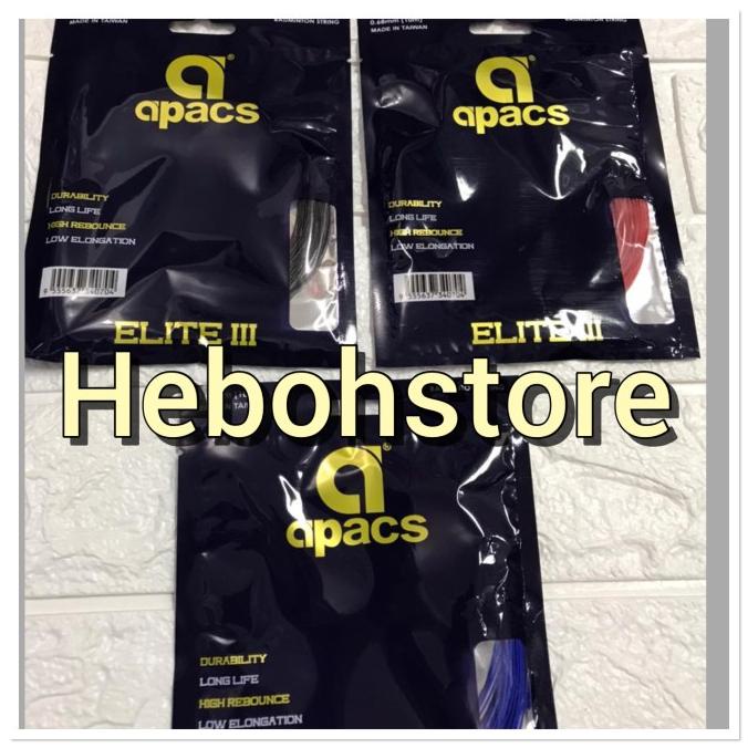 Senar Raket Badminton Apacs Iii Original Original