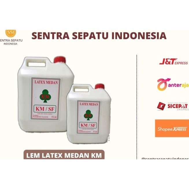 Lem Latex cair/ Lem Kulit / Busa Spon Medan km 5kg Ready Stok