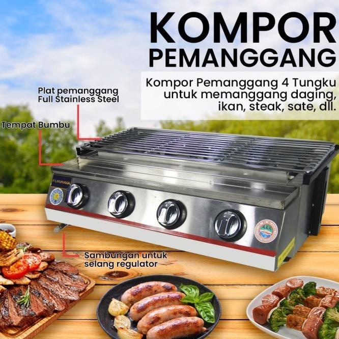 Mh - Kompor Barbeque | Kompor Panggang | Kompor Bakaran Sosis Ayam