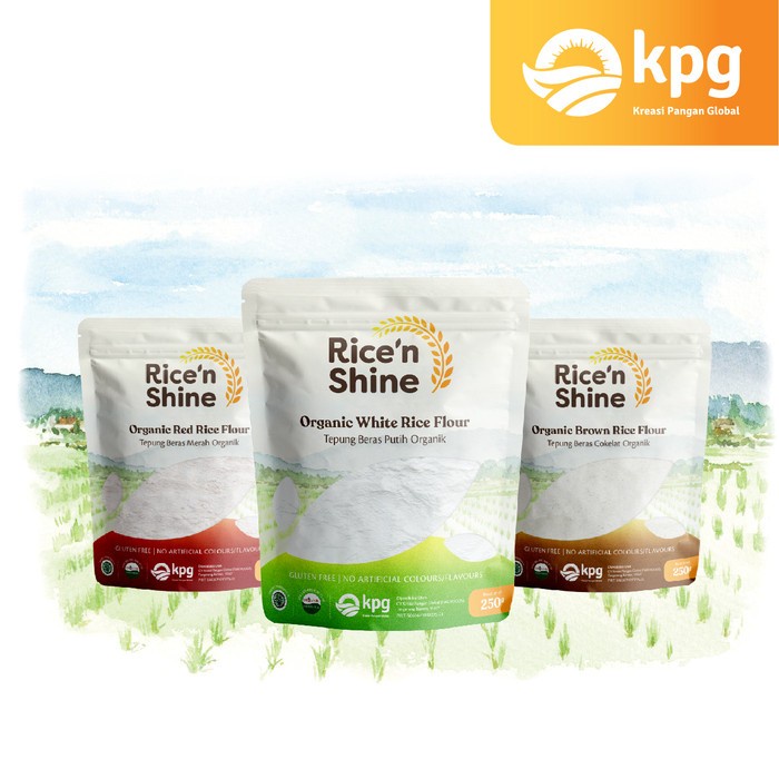 

Tepung Organik Mpasi Halal Rice N Shine / Mpasi Organik