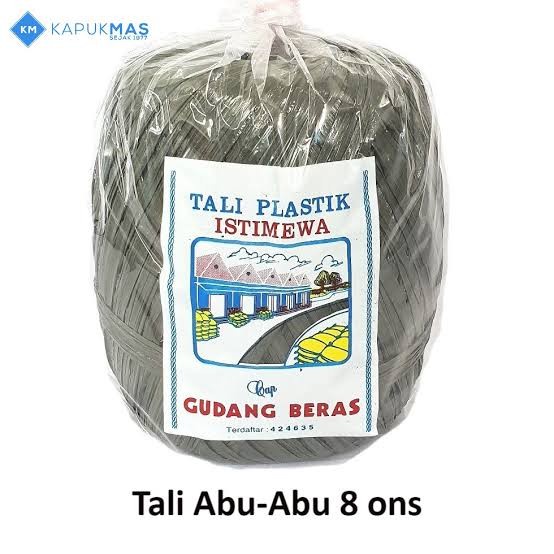

Tali Rafia Gudang Warna Abu Abu 800Gr