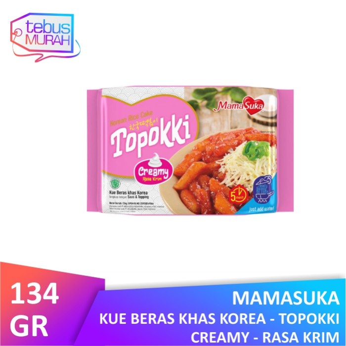 

Mam Topokki Creamy 134 Gr - Kue Khas Korea