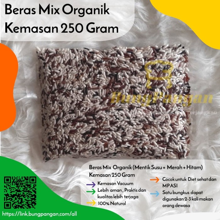 

Organik Utk Diet Mpasi Diabetes Kemasan Vacuum / Vakum 250 Gram