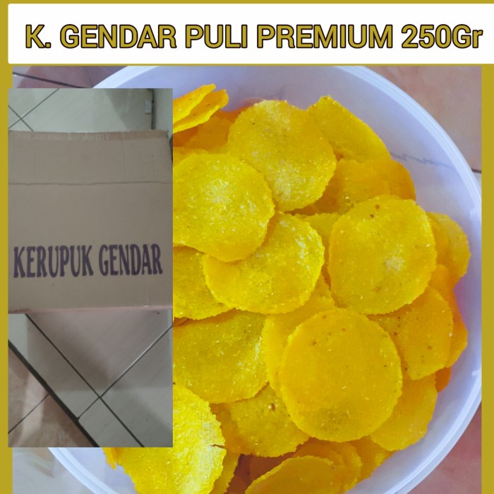 

Kerupuk Gendar Puli Premium Mentah 250 Gram