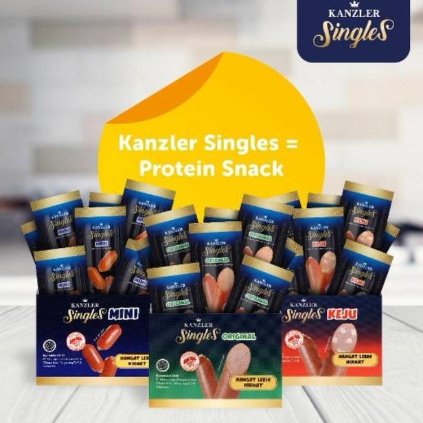 

SOSIS KANZLER SINGLES HOT / KEJU / MINI / ORIGINAL 1 Box (isi 12) WLS