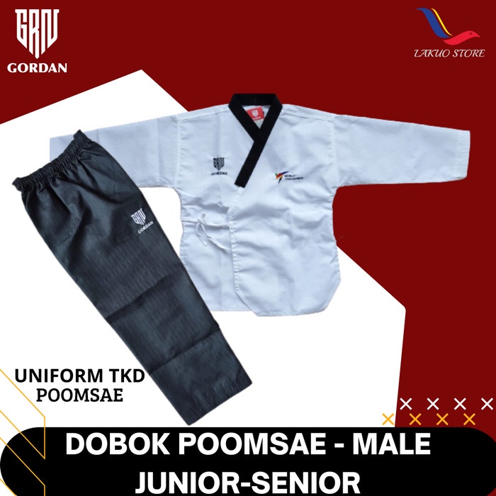 Dobok Poomsae Gordan Junior & Senior / Dobok Taekwondo Poomsae Diskon