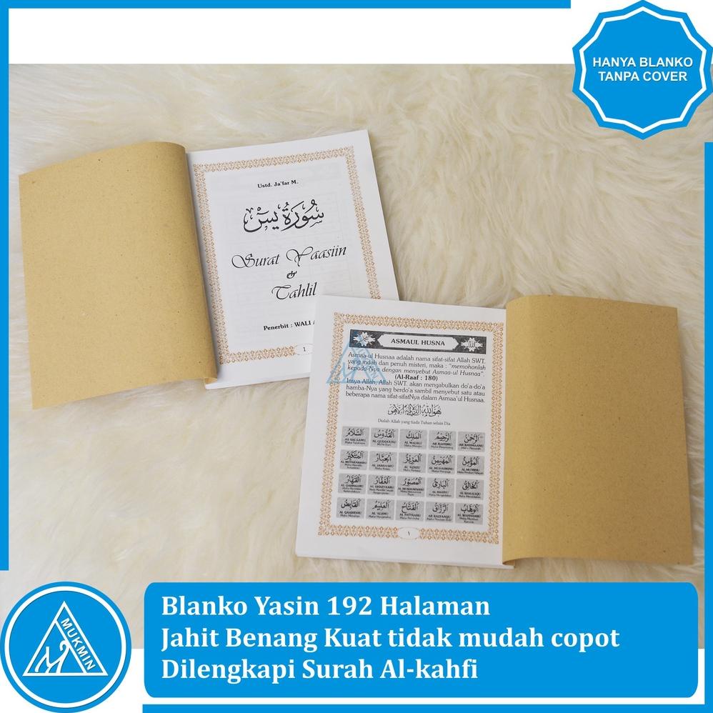 Yasin 192 Halaman Al kahfi  Blanko Tanpa Cover