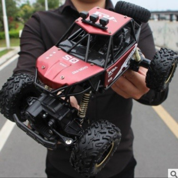 MOBIL RC REMOTE CONTROL 6241 ROCK CRAWLER 1:16 JPRE USB CHARGER HITAM ORIGINAL TERBARU