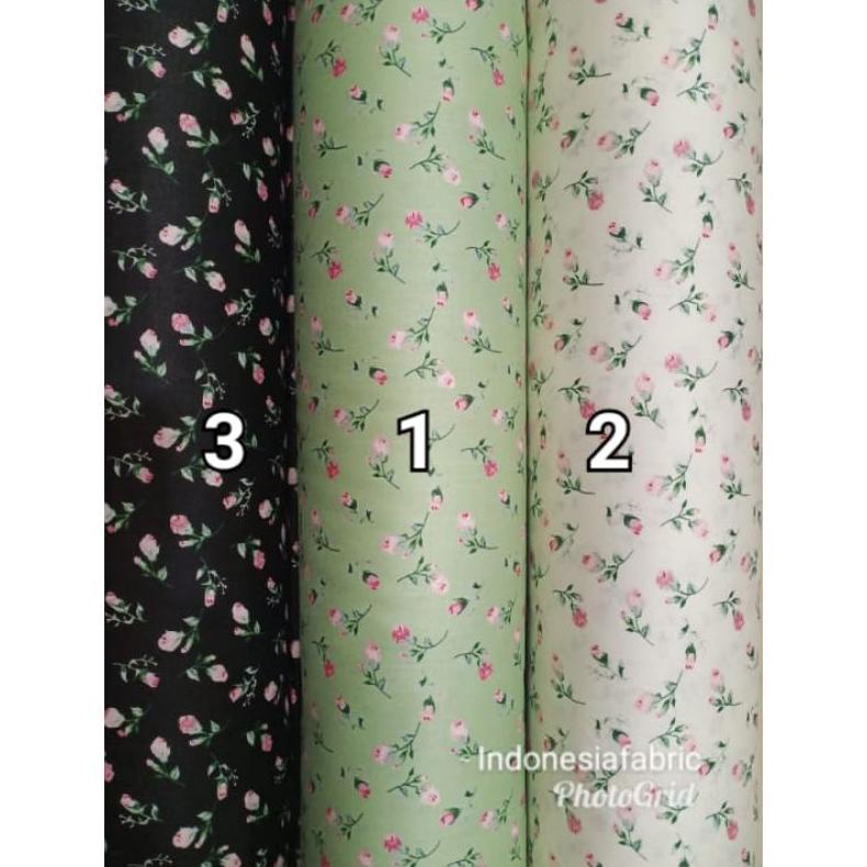 Kain Meteran Motif Kain Bahan Meteran Katun Jepang Tokai Senko Motif Sally Bahan Terbaik
