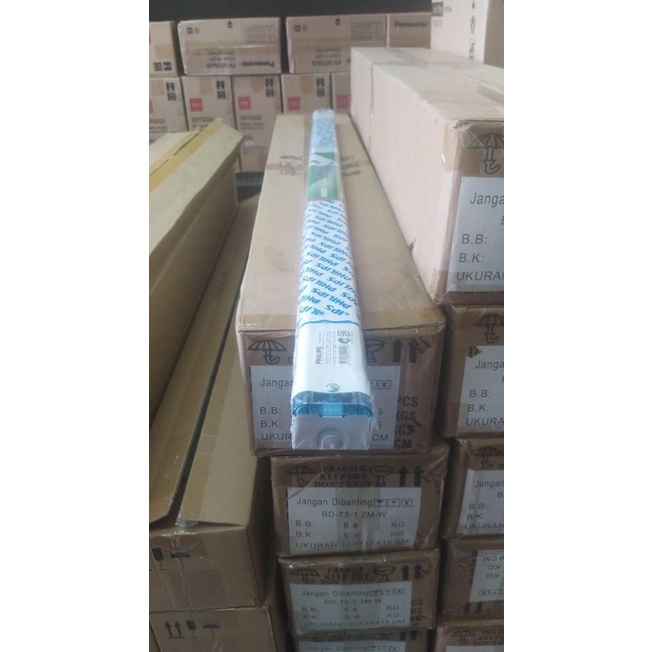 KAP ARMATUR LAMPU TL T8 SIMBAT PHILIPS 2 X 36 WATT 2X36 120CM Promo