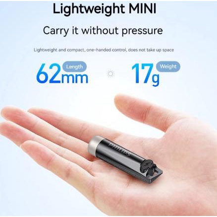 Philips SFL1121 Senter Mini Portabel LED Senter Lampu Super Terang  |Readystock